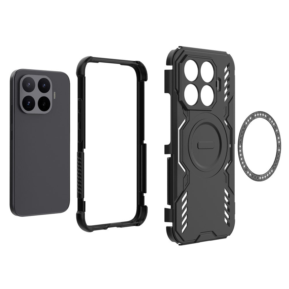 MagSafe futrola za Xiaomi 17T, Techsuit, ArmorMag, Crna