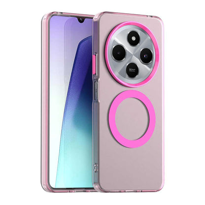 MagSafe futrola za Xiaomi Poco C75 / Redmi 14C, Techsuit, CandyCase, Roza