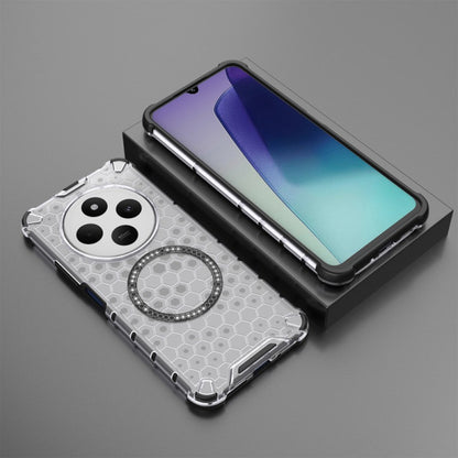 MagSafe futrola za Xiaomi Poco C75 / Redmi 14C, Techsuit, HoneyComb Shield, Bijela