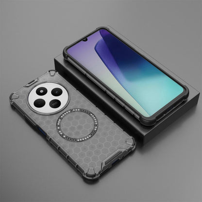 MagSafe futrola za Xiaomi Poco C75 / Redmi 14C, Techsuit, HoneyComb Shield, Crna