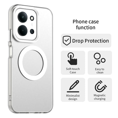 MagSafe futrola za Xiaomi Poco C85 4G / Redmi 15C 5G / 15C 4G, Techsuit, CandyCase, Bijela