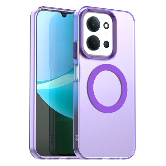 MagSafe futrola za Xiaomi Poco C85 4G / Redmi 15C 5G / 15C 4G, Techsuit, CandyCase, Ljubičasta