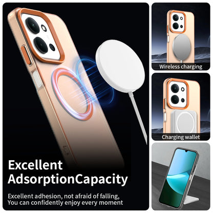 MagSafe futrola za Xiaomi Poco C85 4G / Redmi 15C 5G / 15C 4G, Techsuit, CandyCase, Narančasta