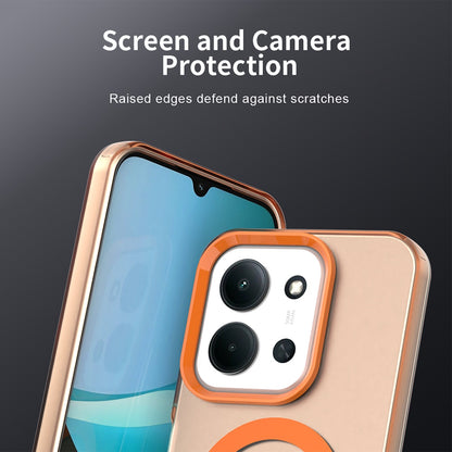 MagSafe futrola za Xiaomi Poco C85 4G / Redmi 15C 5G / 15C 4G, Techsuit, CandyCase, Narančasta