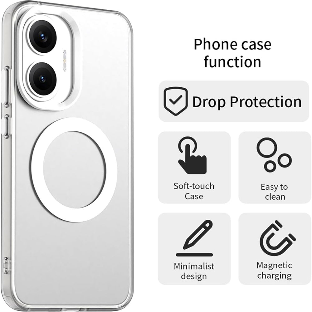 MagSafe futrola za Xiaomi Poco F7, Techsuit, CandyCase, Bijela