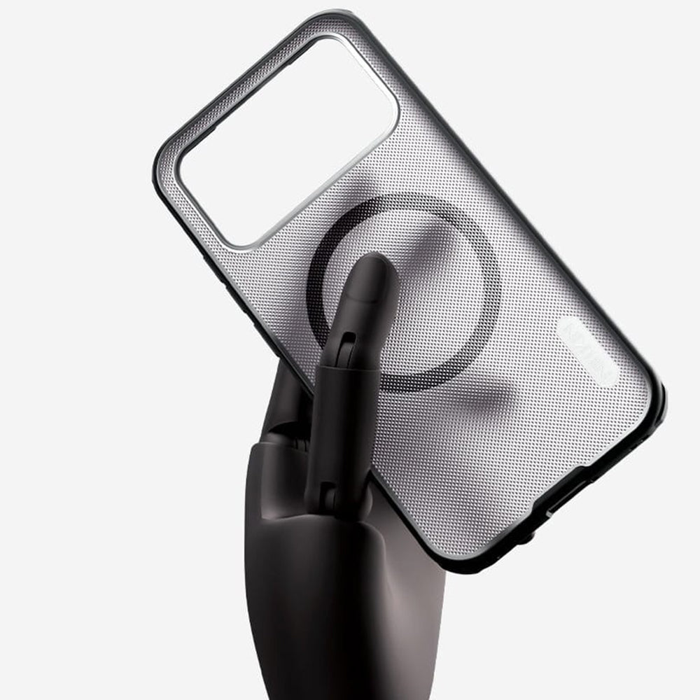 MagSafe futrola za Xiaomi Poco F8 Pro, Nillkin, Super Shield Pro, Crna Prozirna Satenska