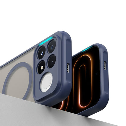 MagSafe maska za Xiaomi Poco F9 Pro, Techsuit, HaloFrost II, tamnoplava