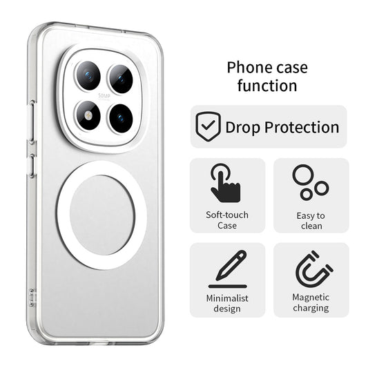 MagSafe futrola za Xiaomi Poco M8 Pro / Redmi Note 15 Pro+ 5G, Techsuit, CandyCase, Bijela