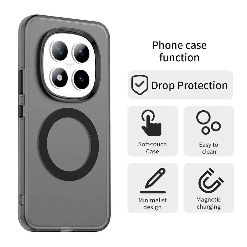 MagSafe futrola za Xiaomi Poco M8 Pro / Redmi Note 15 Pro+ 5G, Techsuit, CandyCase, Crna