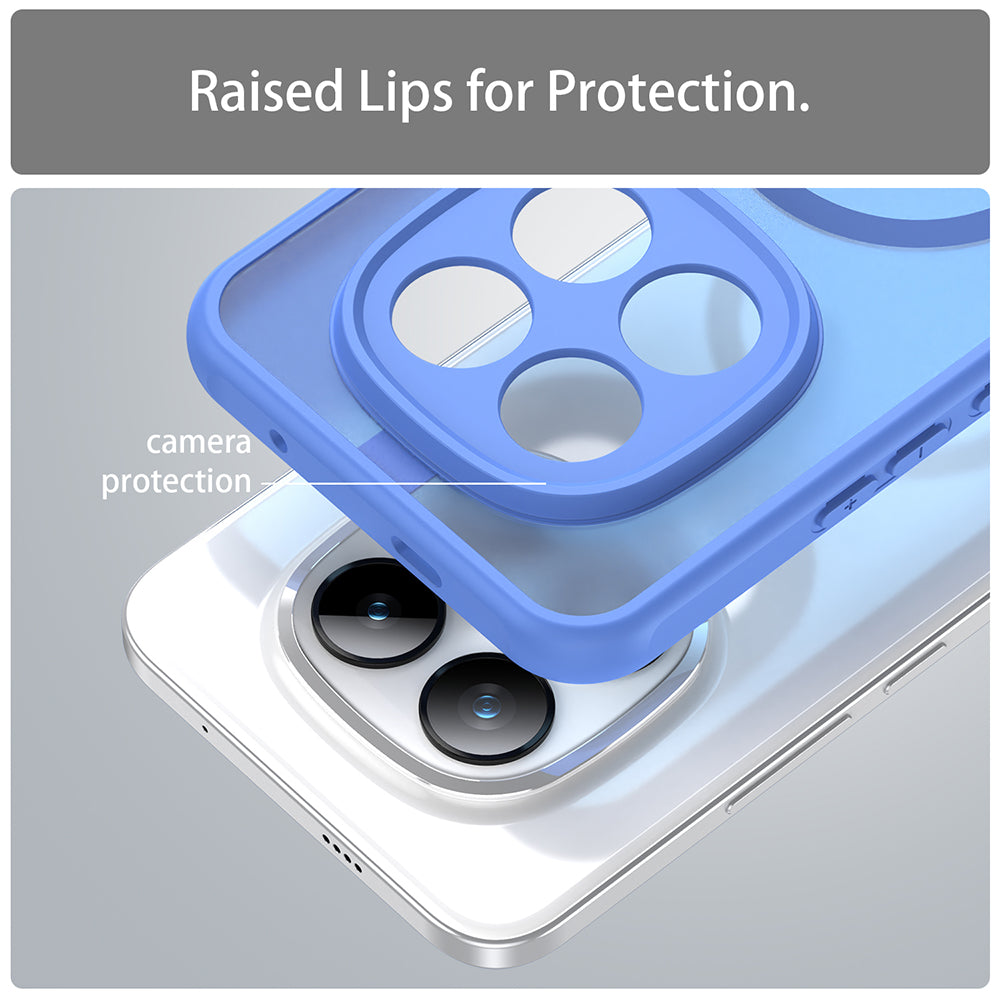 MagSafe futrola za Xiaomi Poco M8 Pro / Redmi Note 15 Pro+ 5G, Techsuit, HaloFrost II, Plava