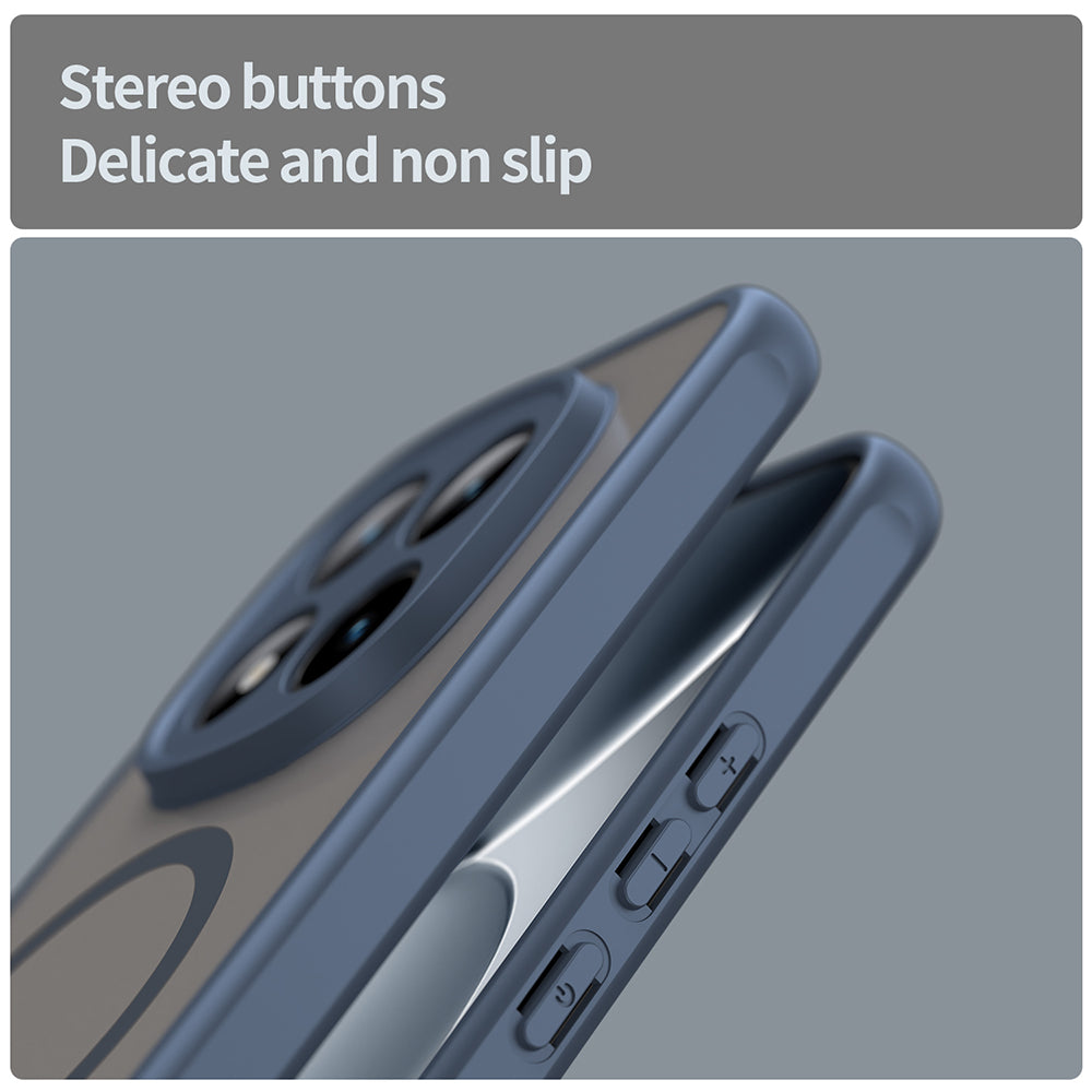 MagSafe futrola za Xiaomi Poco M8 Pro / Redmi Note 15 Pro+ 5G, Techsuit, HaloFrost II, Tamnoplava