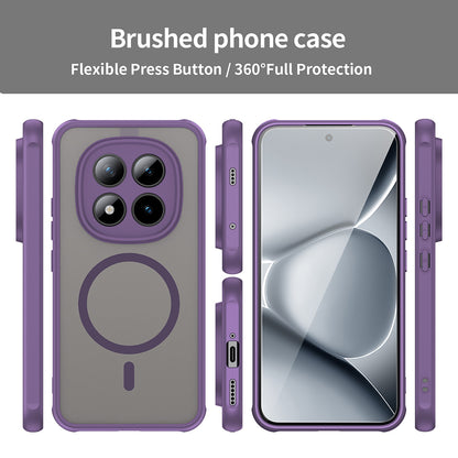 MagSafe futrola za Xiaomi Poco M8 Pro / Redmi Note 15 Pro+ 5G, Techsuit, HaloFrost II, Ljubičasta