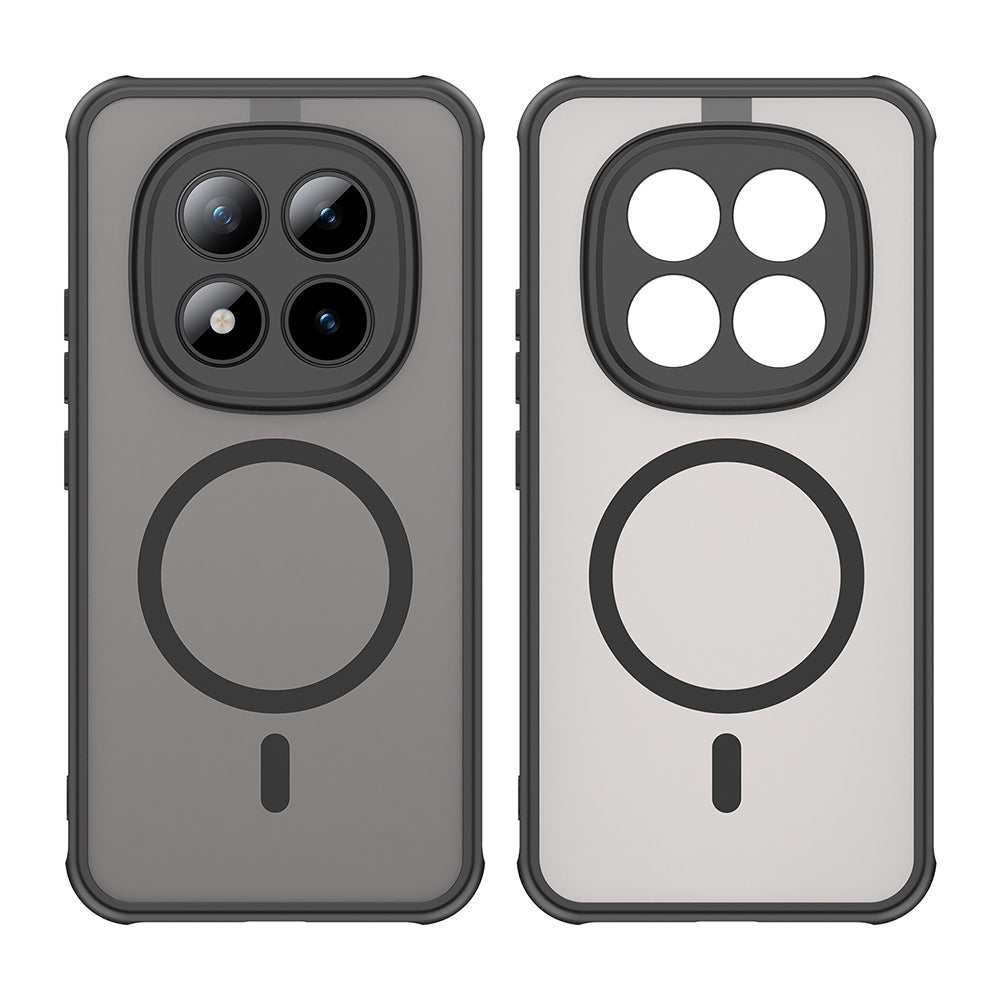 MagSafe futrola za Xiaomi Poco M8 Pro / Redmi Note 15 Pro+ 5G, Techsuit, HaloFrost II, Crna