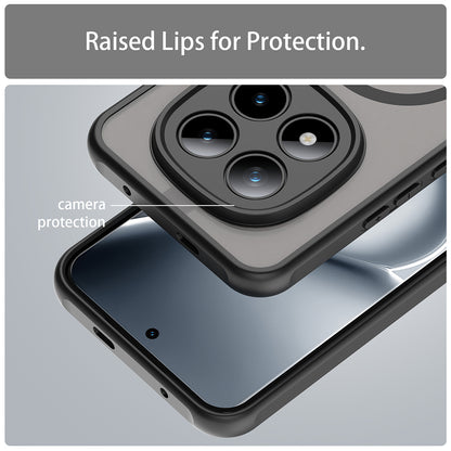 MagSafe futrola za Xiaomi Poco M8 Pro / Redmi Note 15 Pro+ 5G, Techsuit, HaloFrost II, Crna