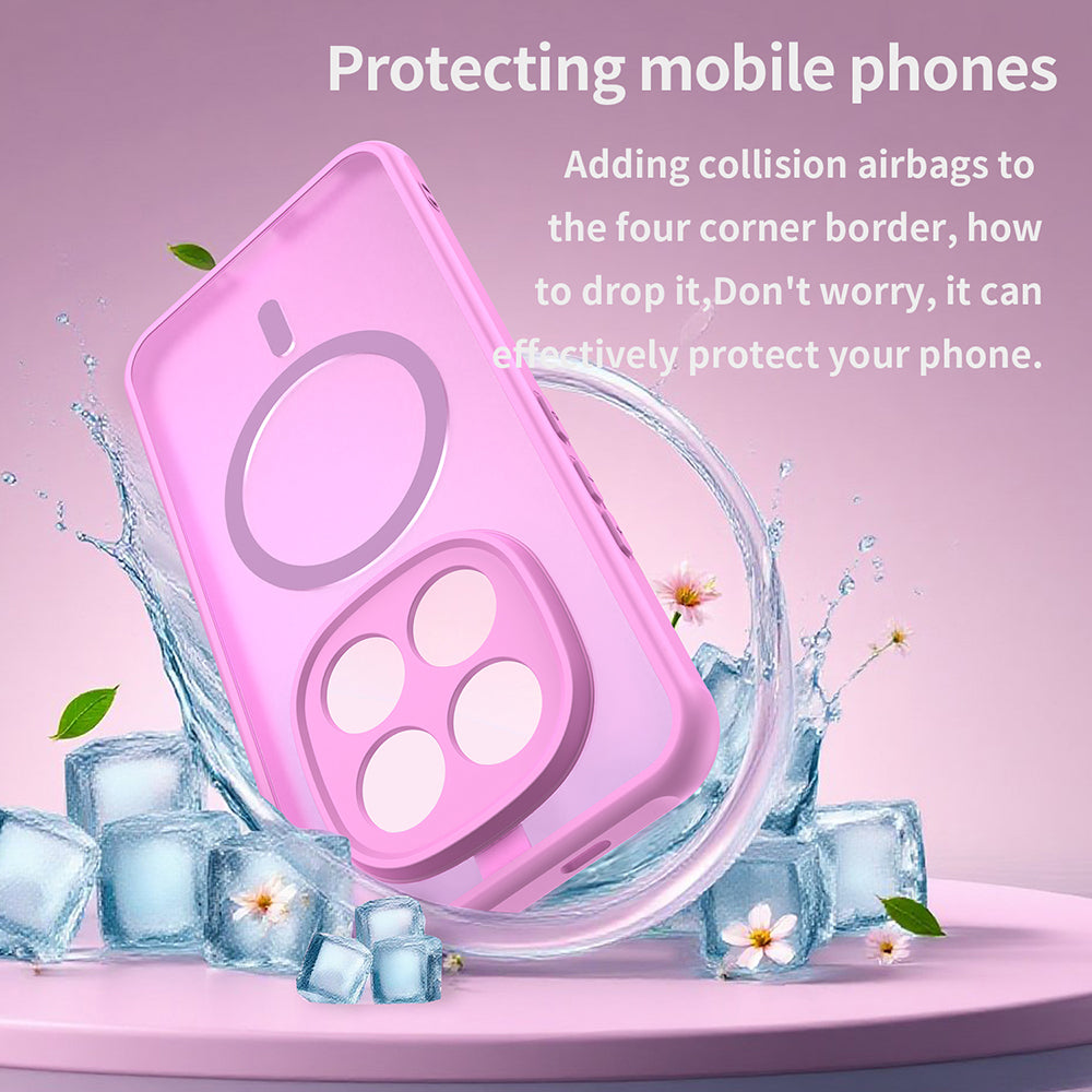 MagSafe futrola za Xiaomi Poco M8 Pro / Redmi Note 15 Pro+ 5G, Techsuit, HaloFrost II, Roza