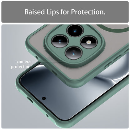 MagSafe futrola za Xiaomi Poco M8 Pro / Redmi Note 15 Pro+ 5G, Techsuit, HaloFrost II, Zelena