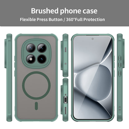 MagSafe futrola za Xiaomi Poco M8 Pro / Redmi Note 15 Pro+ 5G, Techsuit, HaloFrost II, Zelena
