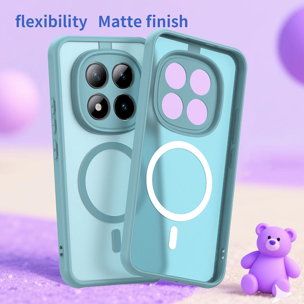 MagSafe futrola za Xiaomi Poco M8 Pro / Redmi Note 15 Pro+ 5G, Techsuit, HaloFrost II, Svijetlo zelena