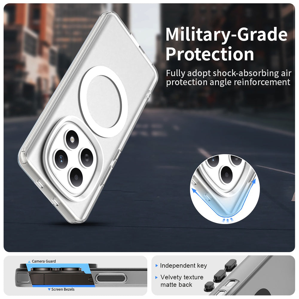 Futrola MagSafe za Xiaomi Poco M8 / Redmi Note 15 5G / Note 15 4G, Techsuit, CandyCase, Bijela