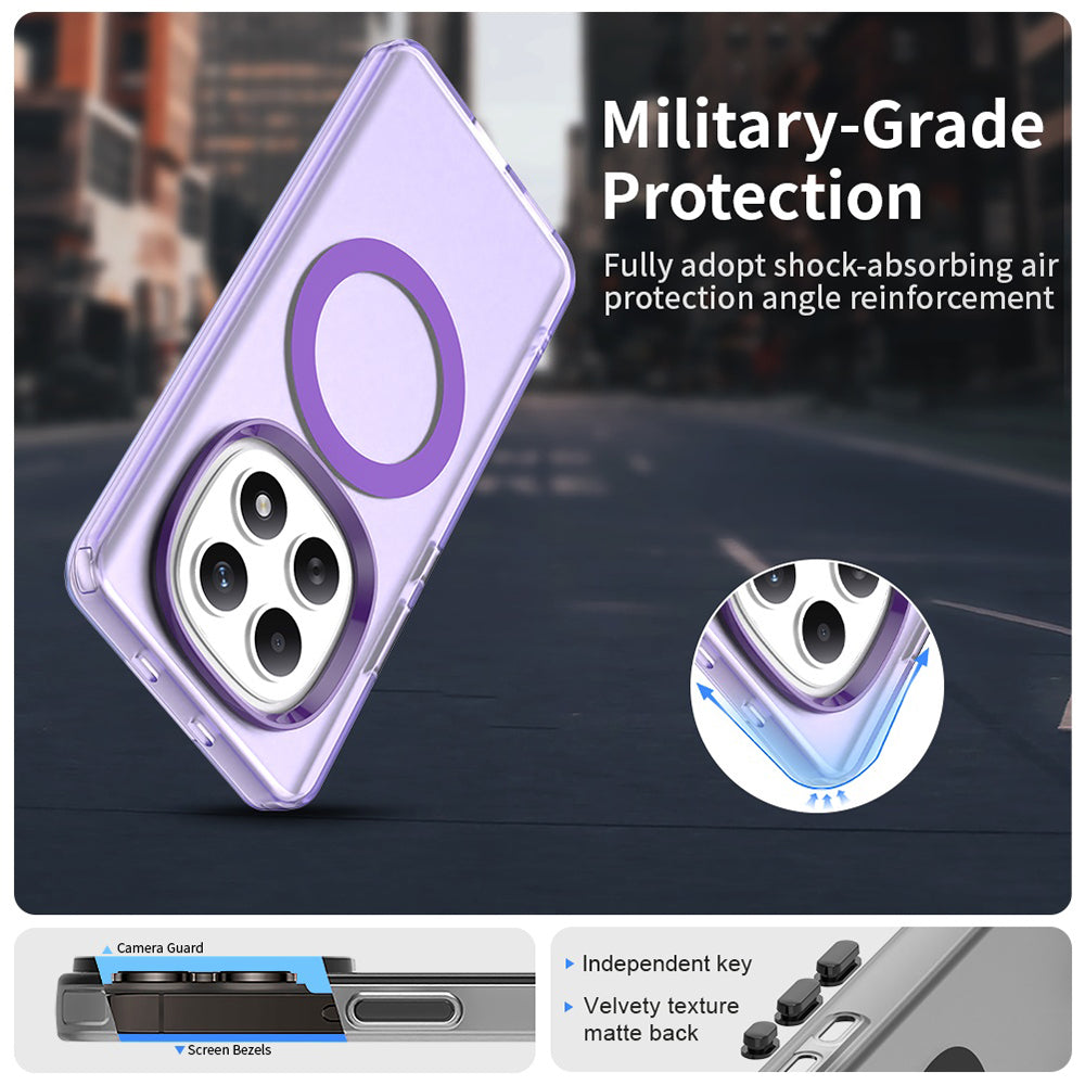 MagSafe futrola za Xiaomi Poco M8 / Redmi Note 15 5G / Note 15 4G, Techsuit, CandyCase, Ljubičasta