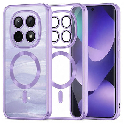 MagSafe futrola za Xiaomi Poco M8 / Redmi Note 15 5G / Note 15 4G, Techsuit, Luxury Crystal, Svijetlo Ljubičasta