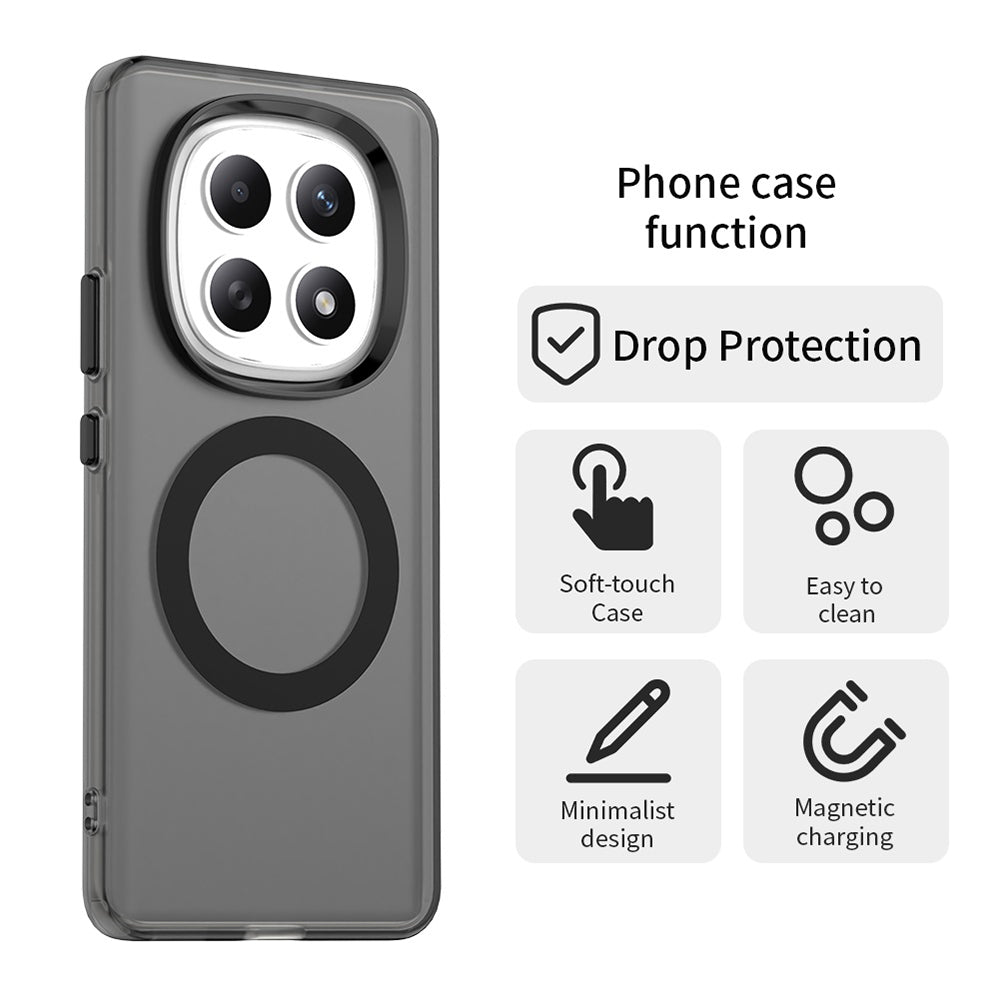 MagSafe futrola za Xiaomi Poco M8 / Redmi Note 15 5G, Techsuit, CandyCase, Crna