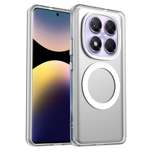 MagSafe futrola za Xiaomi Poco X7 / Redmi Note 14 Pro 5G, Techsuit, CandyCase, Bijela