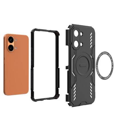MagSafe futrola za Xiaomi Poco X8 Pro Max, Techsuit, ArmorMag, Crna