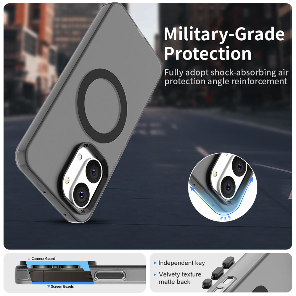 MagSafe maskica za Xiaomi Poco X8 Pro Max, Techsuit, CandyCase, Crna