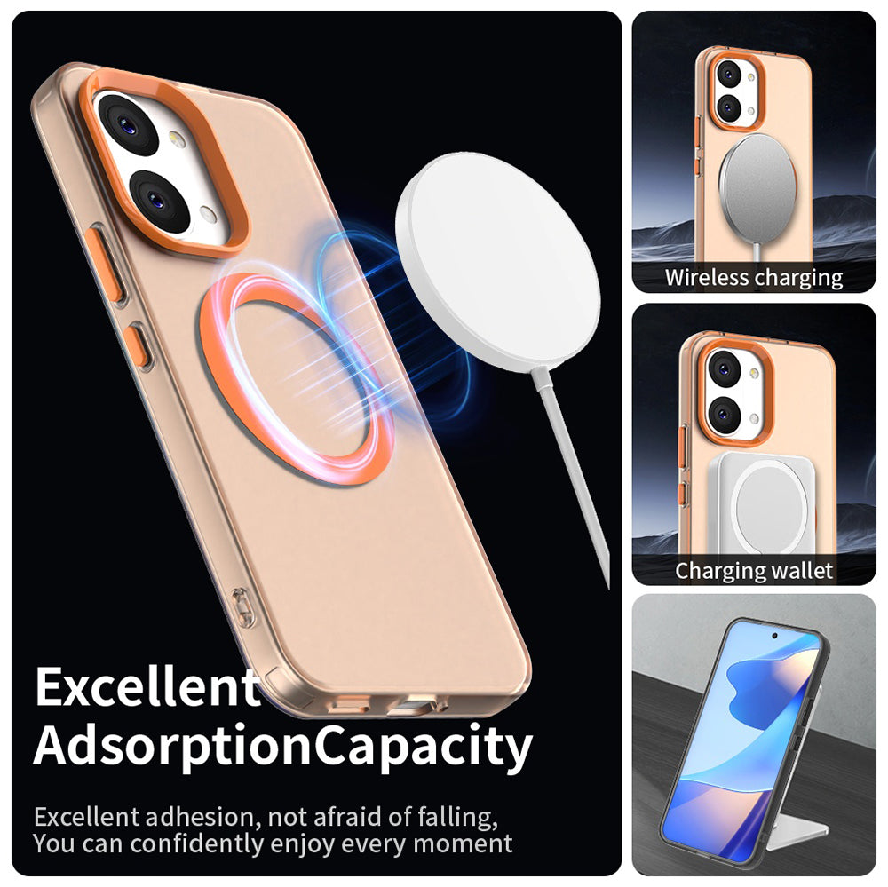 MagSafe futrola za Xiaomi Poco X8 Pro Max, Techsuit, CandyCase, Narančasta
