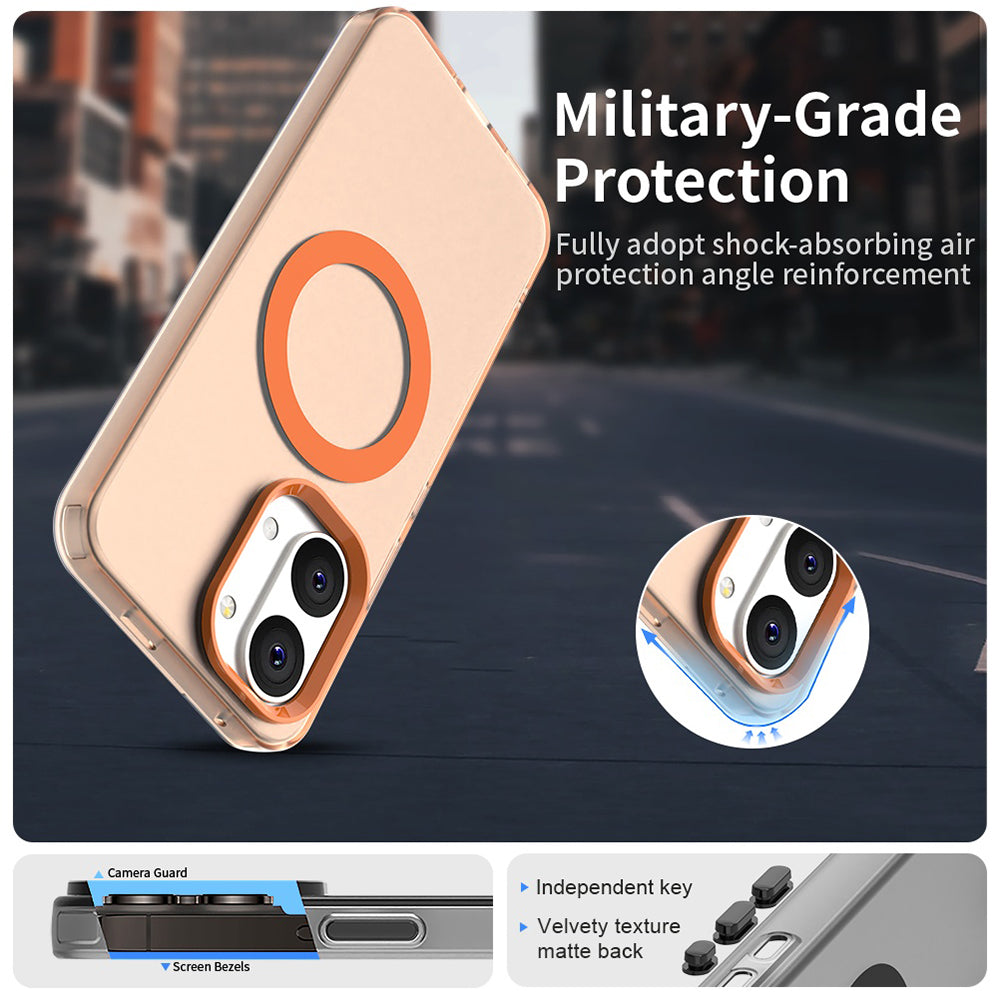 MagSafe futrola za Xiaomi Poco X8 Pro Max, Techsuit, CandyCase, Narančasta