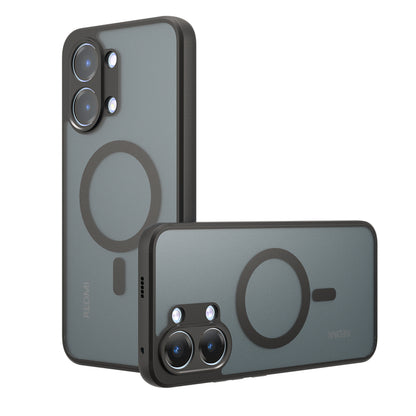 MagSafe futrola za Xiaomi Poco X8 Pro Max, Techsuit, PureFrost, Crna Satenska