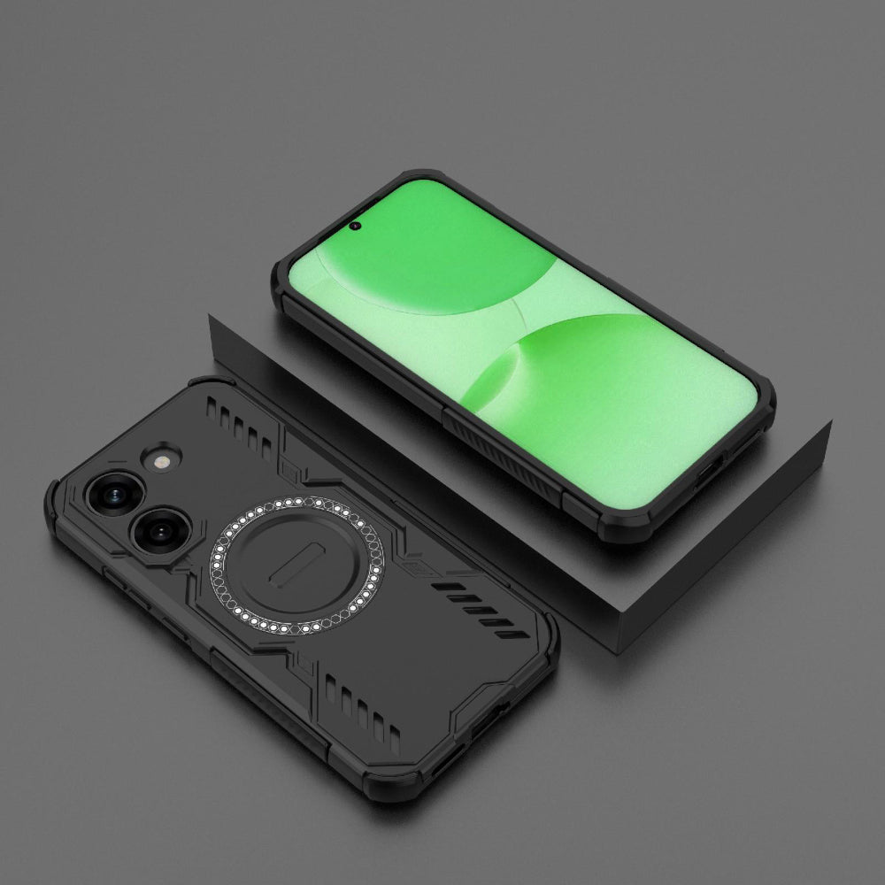 MagSafe futrola za Xiaomi Poco X8 Pro, Techsuit, ArmorMag, Crna