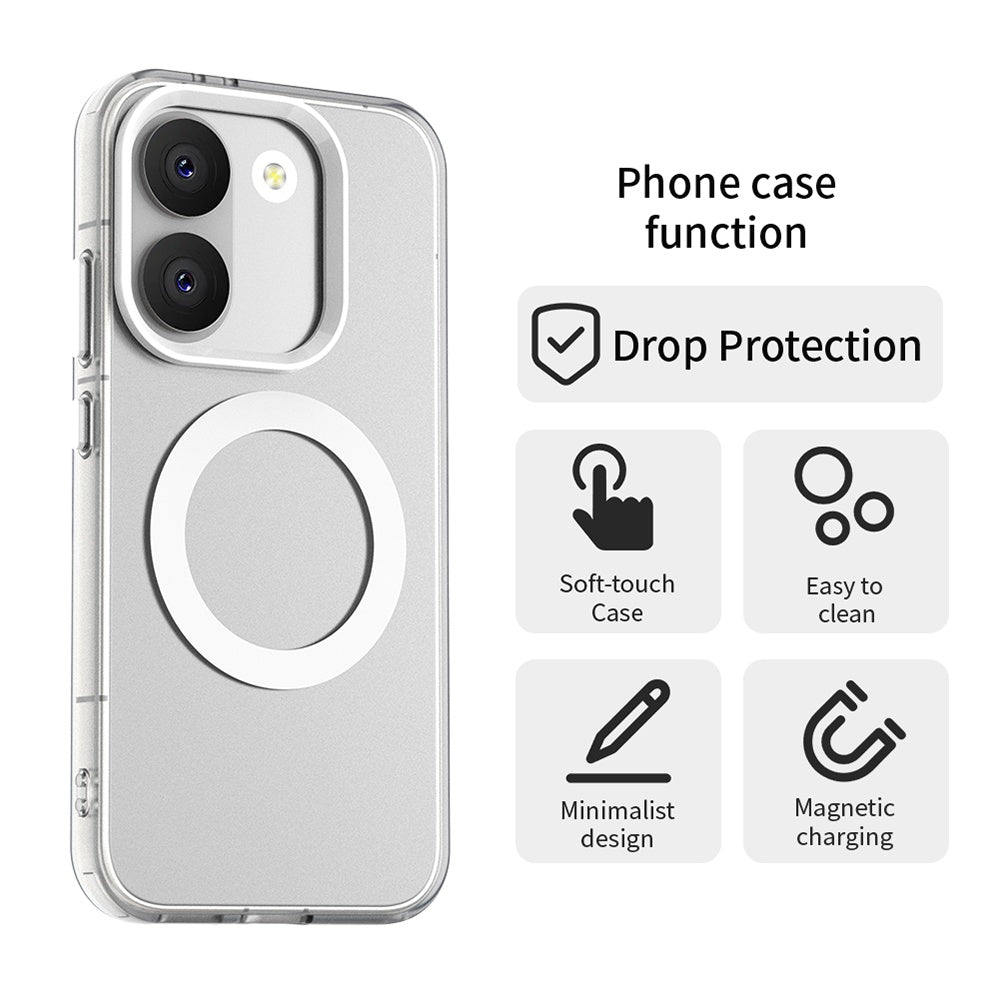 MagSafe futrola za Xiaomi Poco X8 Pro, Techsuit, CandyCase, Bijela