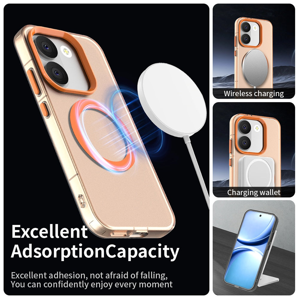 MagSafe futrola za Xiaomi Poco X8 Pro, Techsuit, CandyCase, Narančasta