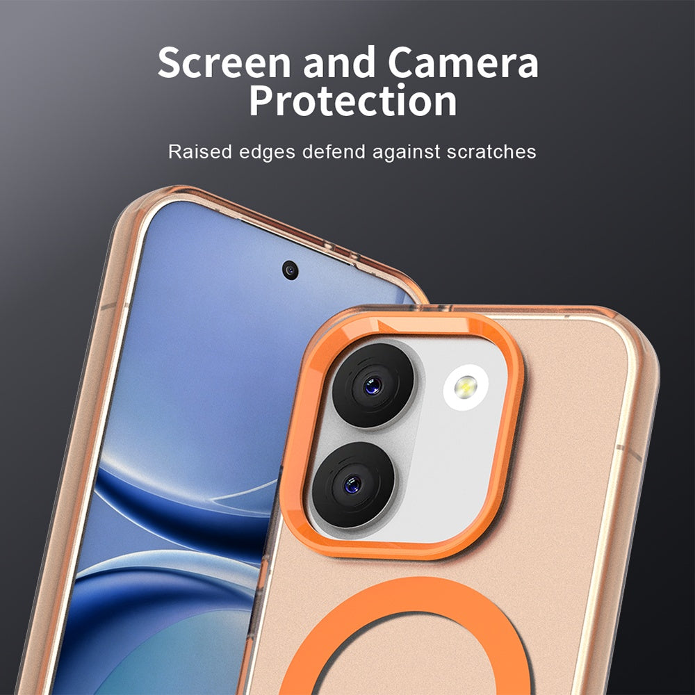 MagSafe futrola za Xiaomi Poco X8 Pro, Techsuit, CandyCase, Narančasta