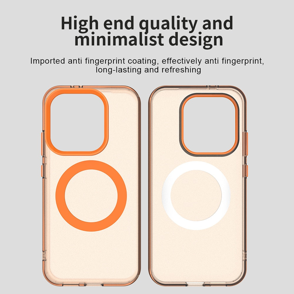 MagSafe futrola za Xiaomi Poco X8 Pro, Techsuit, CandyCase, Narančasta