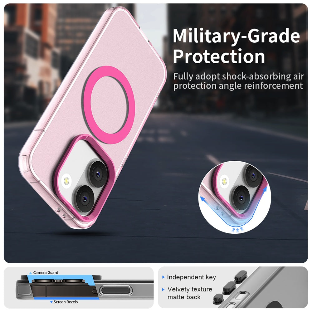 MagSafe futrola za Xiaomi Poco X8 Pro, Techsuit, CandyCase, Roza