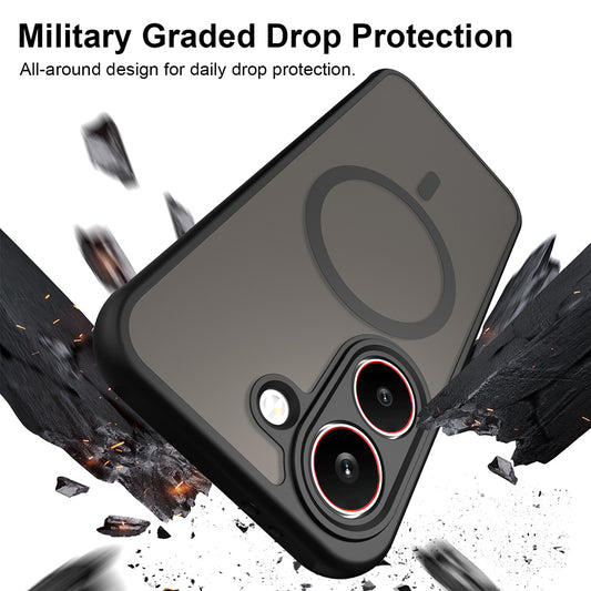 MagSafe futrola za Xiaomi Poco X8 Pro, Techsuit, HaloFrost II, Crna