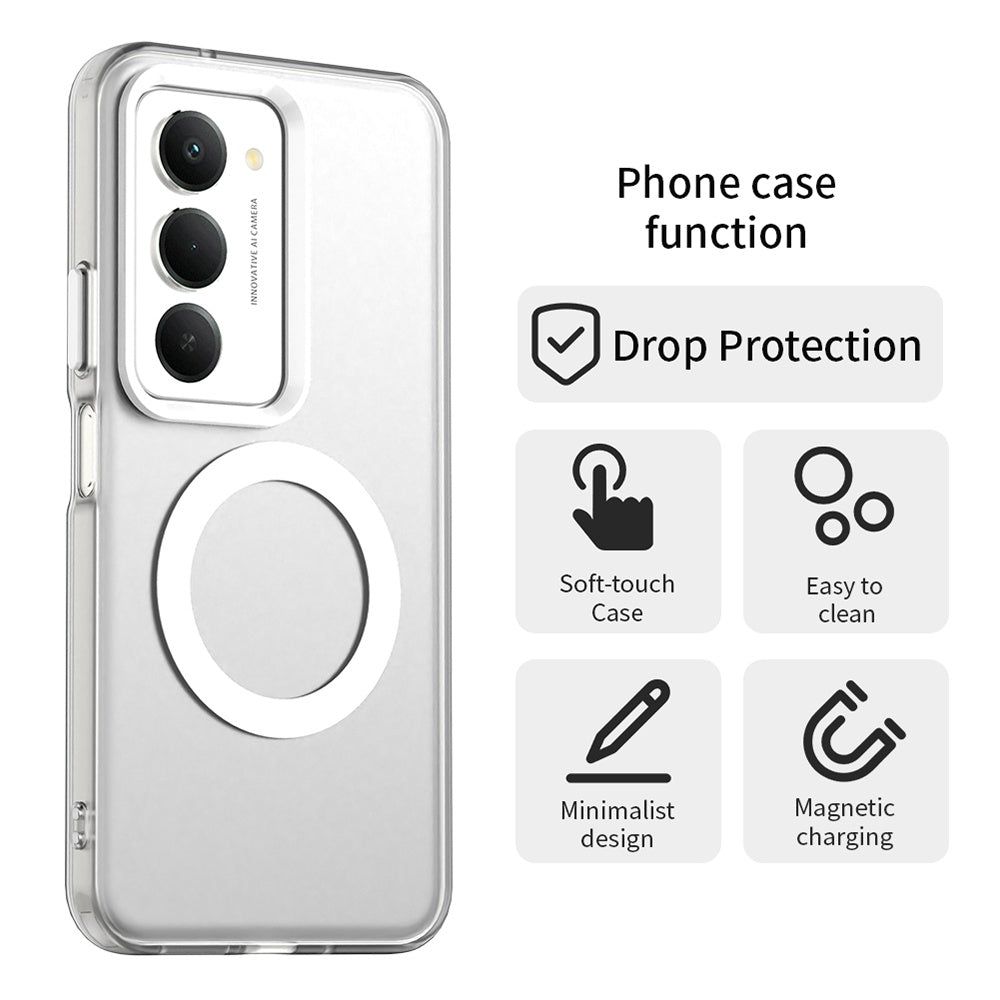 MagSafe futrola za Xiaomi Redmi 15 5G / 15 4G, Techsuit, CandyCase, Bijela