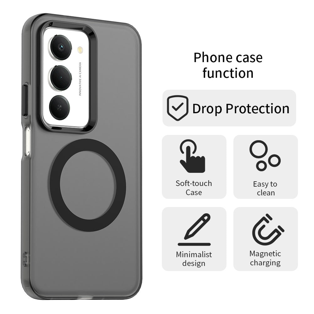 Futrola MagSafe za Xiaomi Redmi 15 5G / 15 4G, Techsuit, CandyCase, Crna