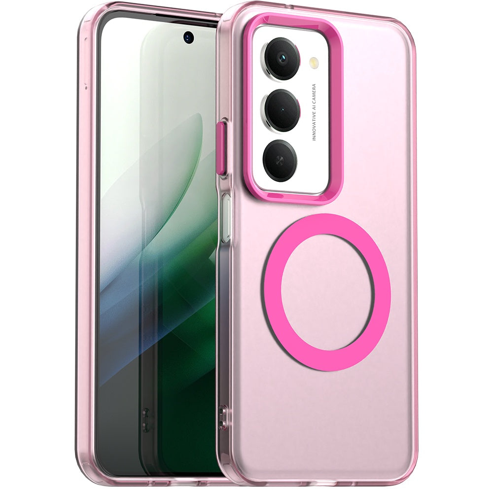 Futrola MagSafe za Xiaomi Redmi 15 5G / 15 4G, Techsuit, CandyCase, Roza
