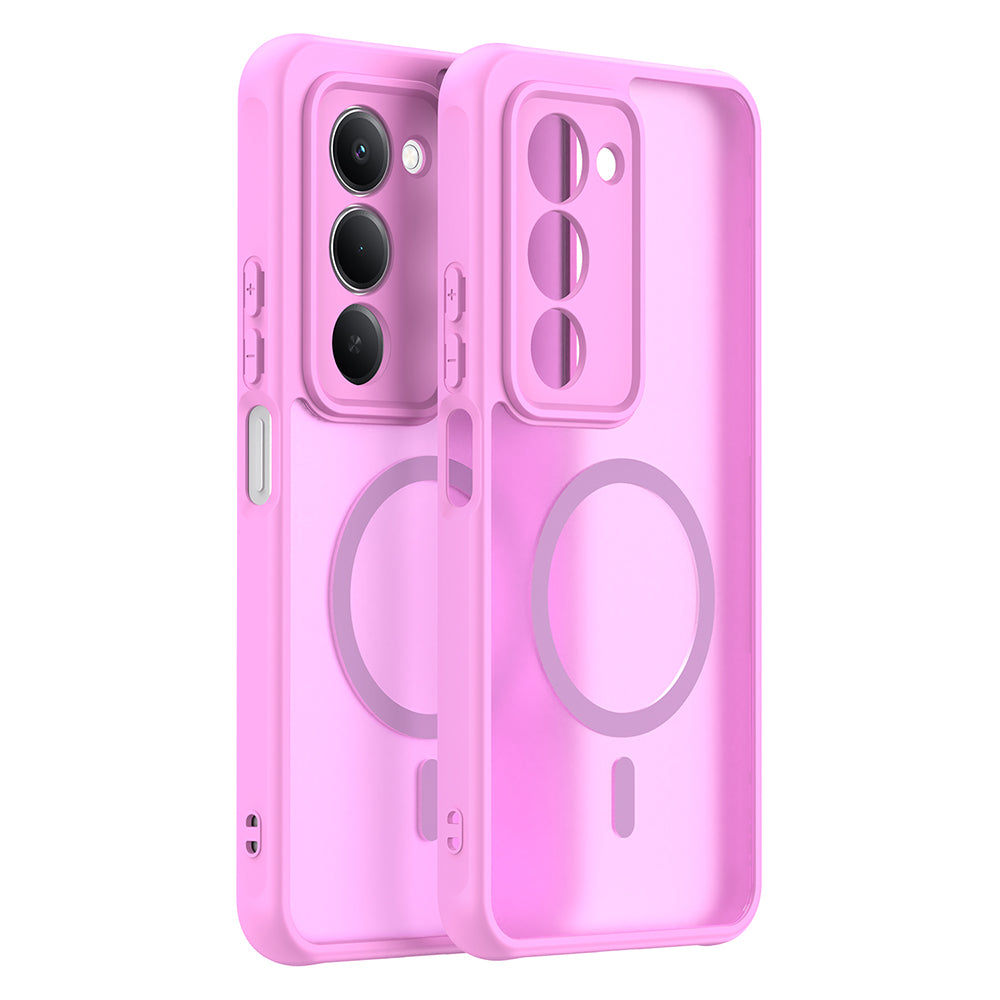 MagSafe futrola za Xiaomi Redmi 15 5G / 15 4G, Techsuit, HaloFrost II, Roza