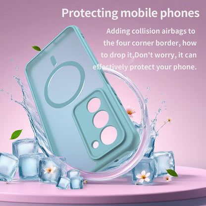 MagSafe futrola za Xiaomi Redmi 15 5G / 15 4G, Techsuit, HaloFrost II, Svijetlo zelena