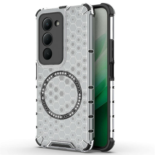 Futrola MagSafe za Xiaomi Redmi 15 5G / 15 4G, Techsuit, HoneyComb Shield, Bijela