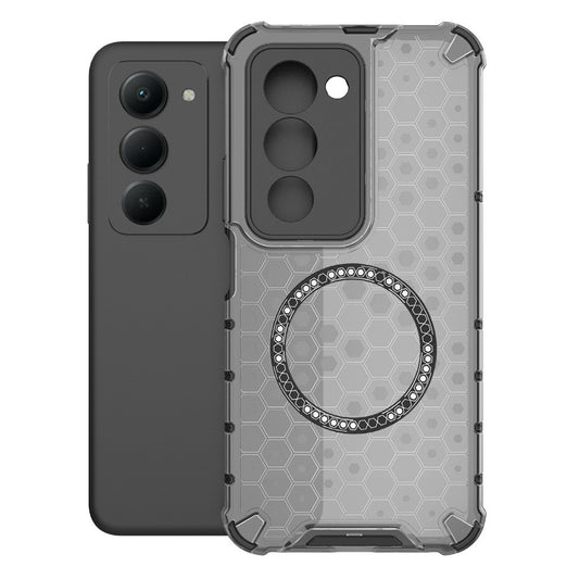 MagSafe futrola za Xiaomi Redmi 15 5G / 15 4G, Techsuit, HoneyComb Shield, Crna