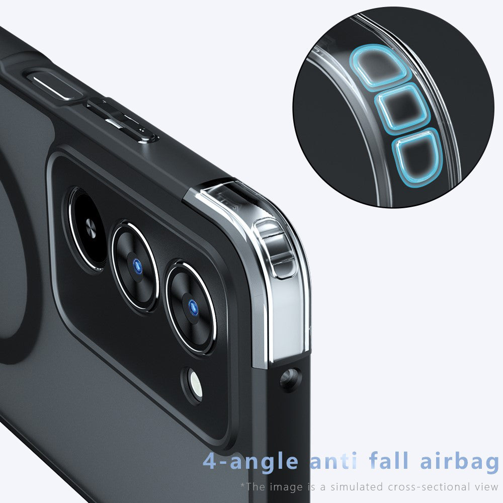 MagSafe futrola za Xiaomi Redmi 15 5G / 15 4G, Techsuit, PureFrost, Satin Crna