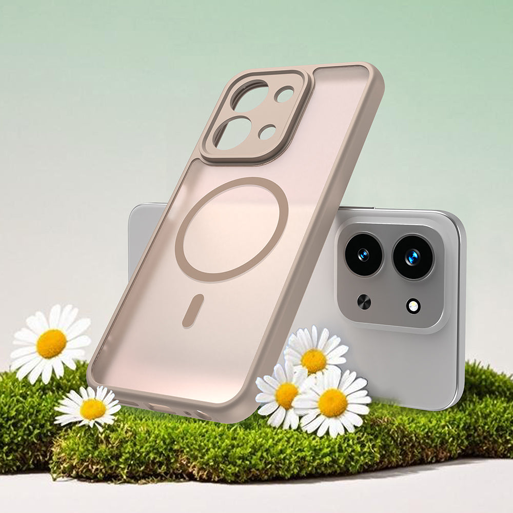 Futrola MagSafe za Xiaomi Redmi 15C 5G / 15C 4G, Techsuit, HaloFrost II, Zlatna