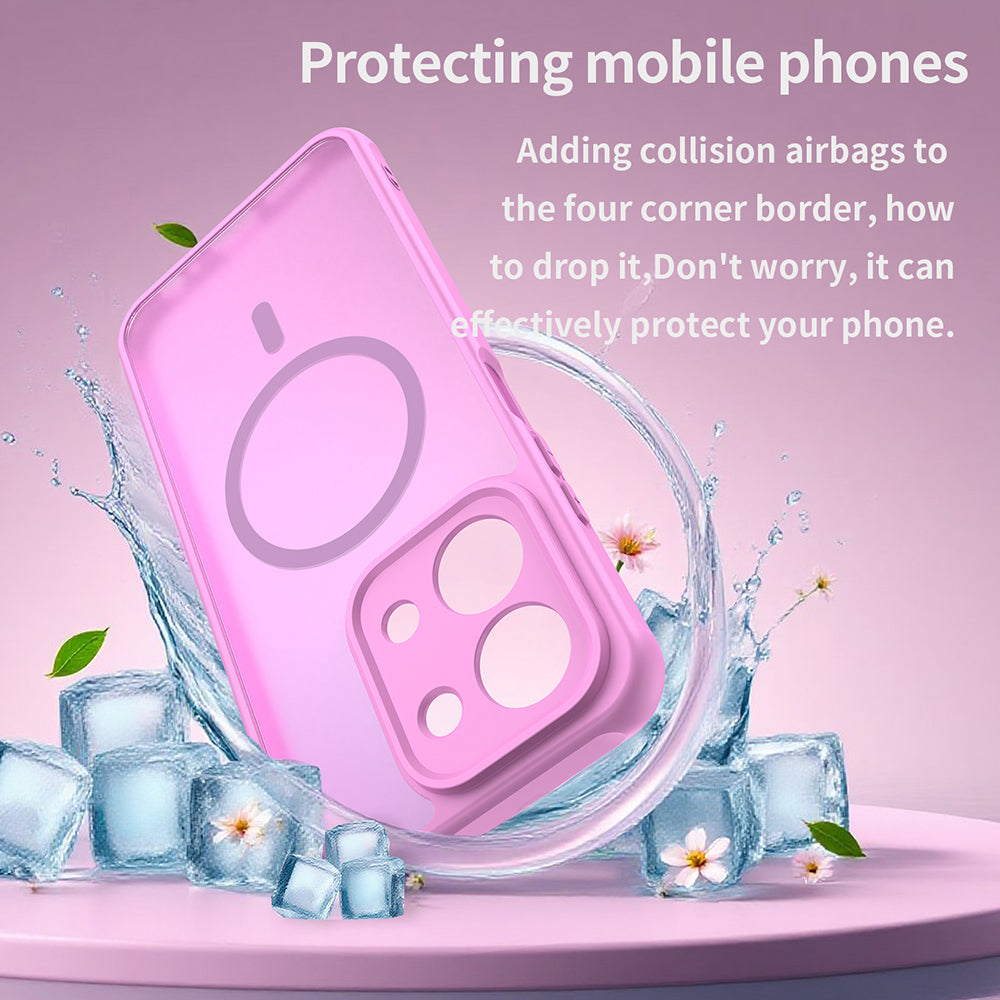 MagSafe futrola za Xiaomi Redmi 15C 5G / 15C 4G, Techsuit, HaloFrost II, Roza