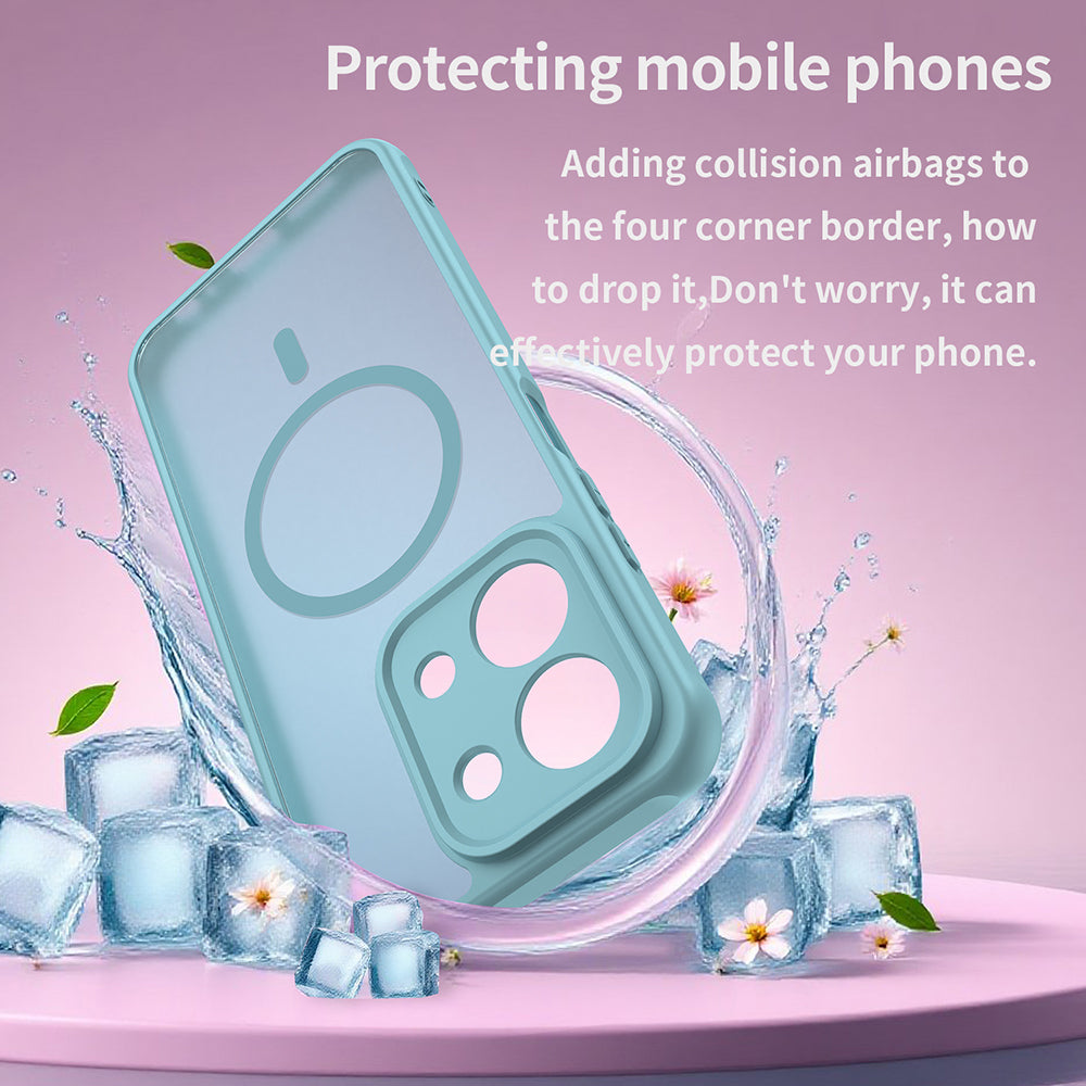 MagSafe futrola za Xiaomi Redmi 15C 5G / 15C 4G, Techsuit, HaloFrost II, Svijetlo zelena